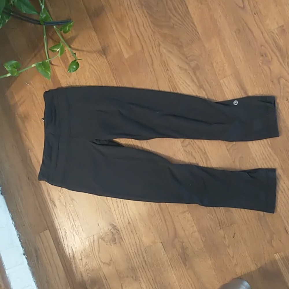 Lululemon capri leggings ankle mesh